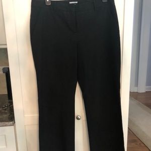 Halogen Taylor Fit  Black Wide-Leg Dress Pants Sz 14 Black Trousers